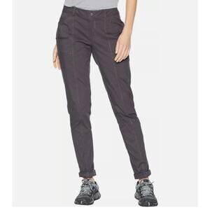 Mountain Hardwear Womens AP Skinny Straight Pant Cargo Athleisure Shark Gray 10
